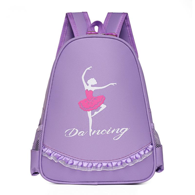 Ballet Sports Dance Bag Children Shoulder Storage Backpack Latin Ballet Bag Girl Princess Dancing Girl Pattern Letter Print Dance Bag