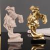 Mini Resin Lovers Statue Figurine Kissing Posture Model Craft Sculpture Ornament Home Decor Desktop Wine Cabinet Decoration