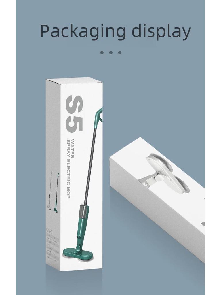 Беспроводная перезаряжаемая вращающаяся электрическая швабра - бытовая подметальная и мытьевая машина в подарок