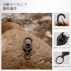Premium Retractable Reel 60cm Reinforced for and Outdoor Activities [jimii Product] Keychain, Carabiner-style Keychain, Wire, Small, Multifunctional,