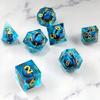 Набор кубиков для глаз Dnd Liquid Flow для ролевых игр Dungeon and Dragon Pathfinder, игрушка