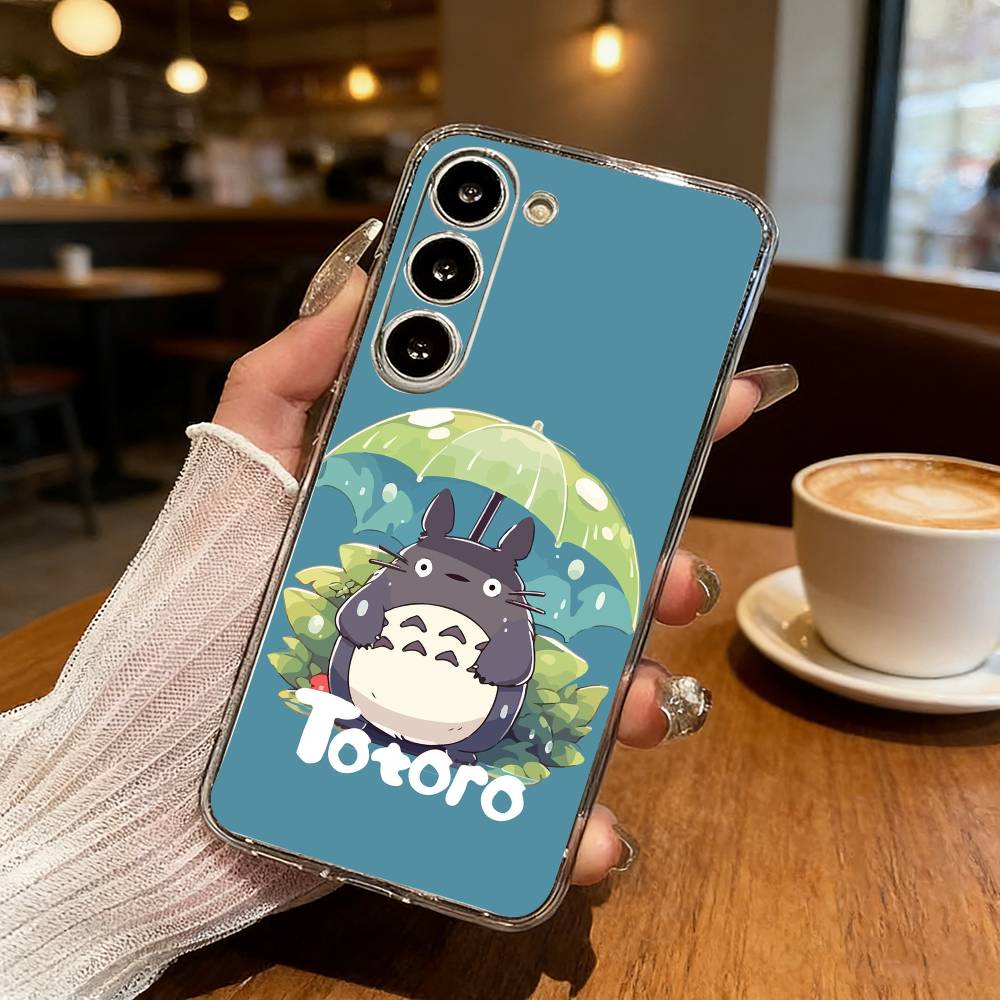 Lovely My N-Neighbor-T-Totoros Phone Case For Samsung S25,S24,S21,S22,S23,S30,Ultra,S20,Plus,Fe,Lite Transparent Cover