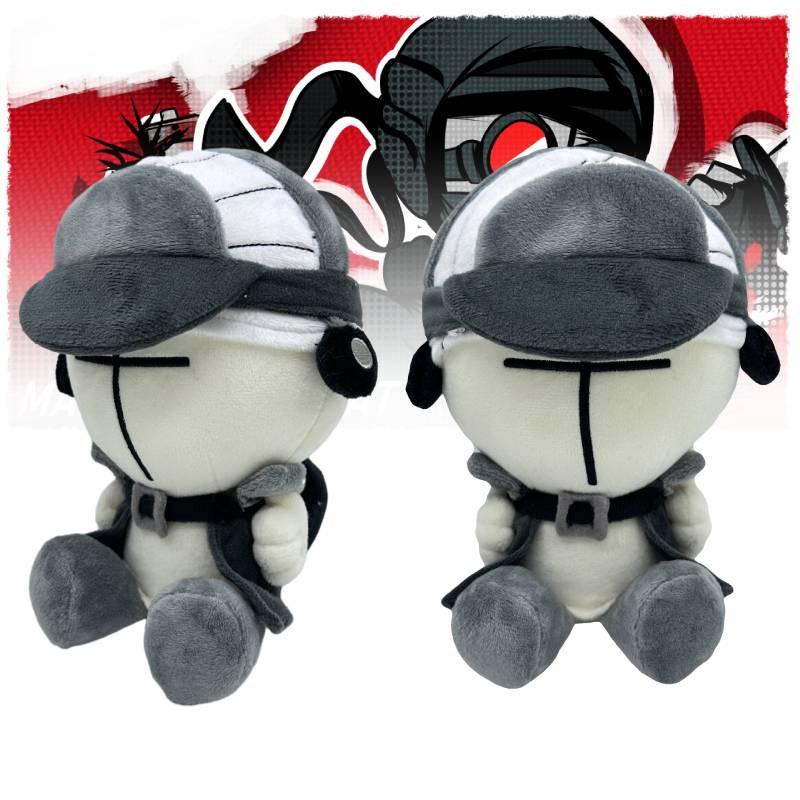 High-quality Madness Combat Short Plush Stuffed Doll With Pp Cotton Filling 20cm/7.87in Height