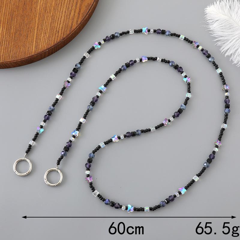 Цепочка-шнурок для телефона из жемчуга с бусинами, Универсальные ремешки-цепочки для чехла телефона, Аксессуары для телефона