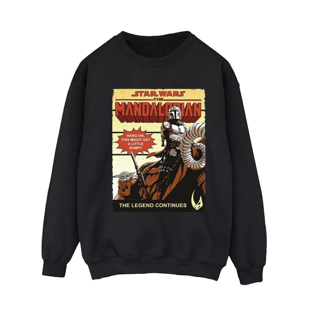 Star Wars The Mandalorian Womens/Ladies Bumpy Ride Sweatshirt