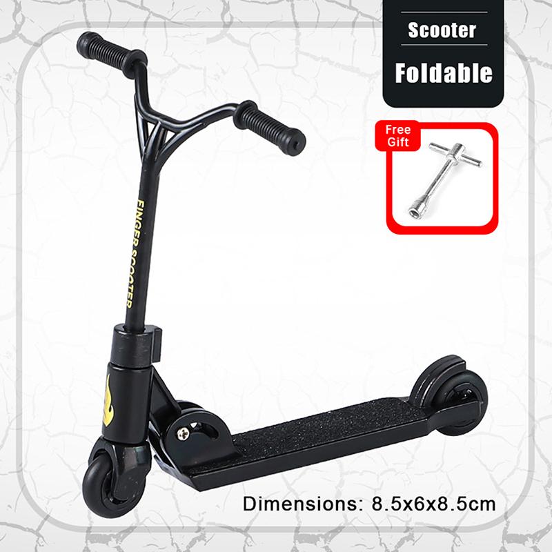 Детский Креативный Пальчиковый Самокат Кикборд Пальчиковый BMX Складной Т-образный Пальчиковый Самокат С Тормозом Обучающие Игрушки