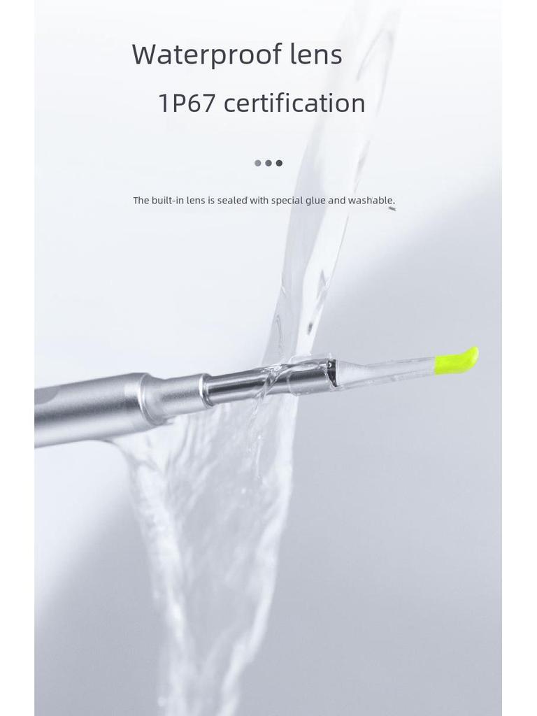 HD 4,5-дюймовый смарт-отоскоп с визуальным ушным датчиком