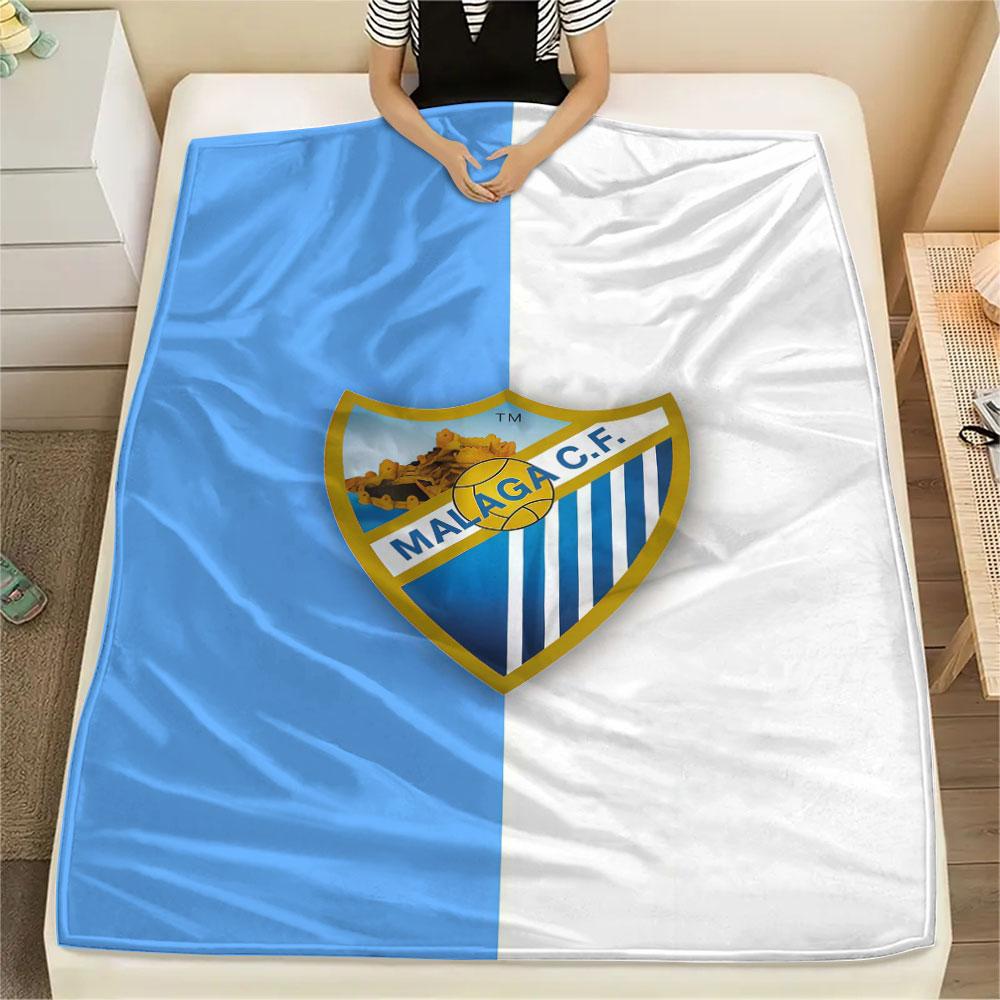 Málaga C.F. poster Blanket, High quality Comfortable for All Seasons, Home Decor, Warmth and Comfort