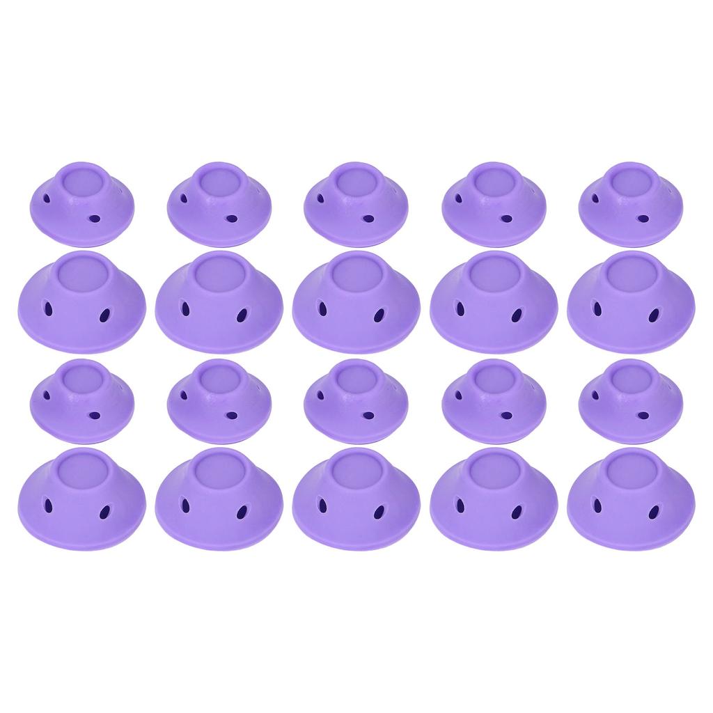 20 шт. бигуди для волос силиконовые для укладки волос волнообразные бигуди в форме гриба набор для дома для женщин