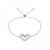 Swarovski 5625534 Sublima Una Heart Bracelet