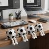 Mini Soccer Player Figurine Single Piece, Football Sculpture for Home Office Decoration & Souvenir