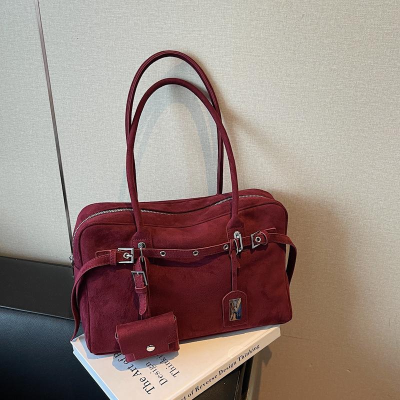 Сумка подмышку, нишевая сумка класса люкс, женская сумка высокого класса, новая трендовая ретро-сумка через плечо 2025, сумка-шоппер большой вместимости