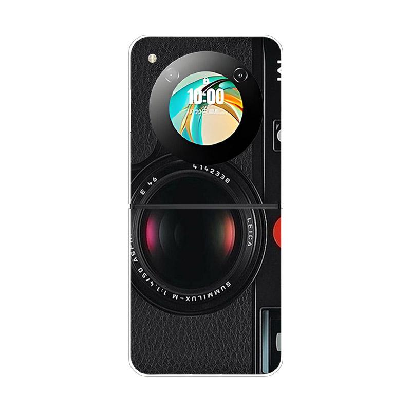 Чехол для ZTE Nubia Flip NX724J Модный Расписной Прозрачный Жесткий ПК Складной Для ZTE Libero Flip 5G A304ZT Прозрачная Крышка Телефона Funda