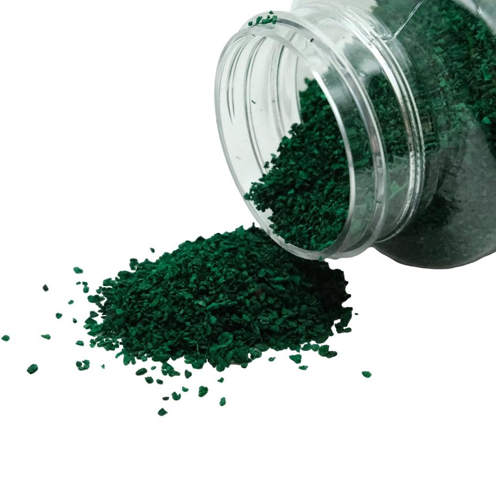 YNAK Diorama Model and Other Scenery Materials for Glass Model Miniature and Railway Models Leaves, Trees, Buildings, Gardens, (Emerald/Grains, 250ml)