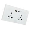 Smart Wall Outlet 2.4G WiFi Touch Light   Voice Control Smart Plug with USB and TYPE C   Port For   95‑250V