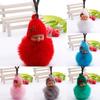 Baby Fluffy Fur Plush Doll Pendant Keychain Key Ring Handbag Decor