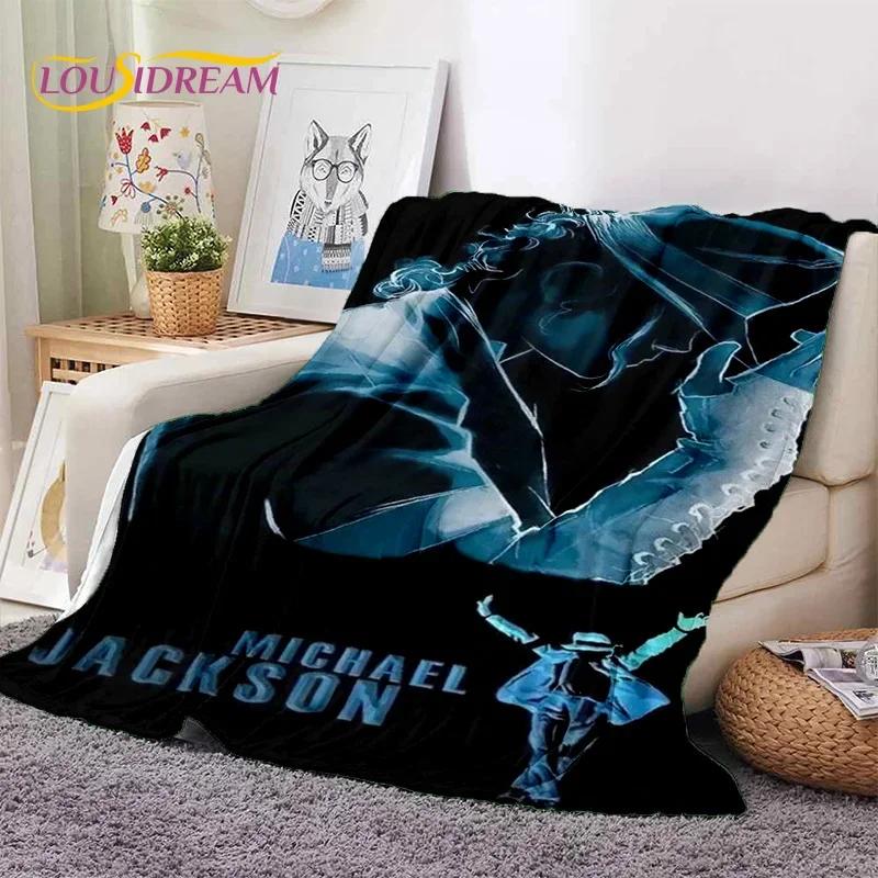 MJ King of Pop Майкл Джексон Мягкое фланелевое одеяло для кровати, спальни, дивана, пикника, плед для укрытия на открытом воздухе, подарок для отдыха