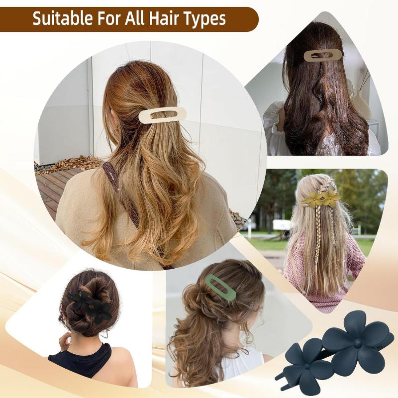 Заколка для волос в корейском стиле на все случаи жизни, нежный цветочный зажим, головной убор, женская заколка для волос для пучка на затылке