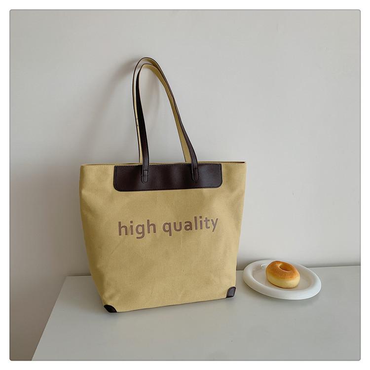 2024 новая большая сумка ins портативная большая вместительная холщовая сумка женская ins корейская ретро сумка дорожная сумка