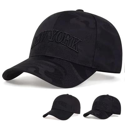 Унисекс Бейсболки с вышивкой New York Весна Осень Шляпа для защиты от солнца на открытом воздухе Регулируемые Повседневные Тракеры