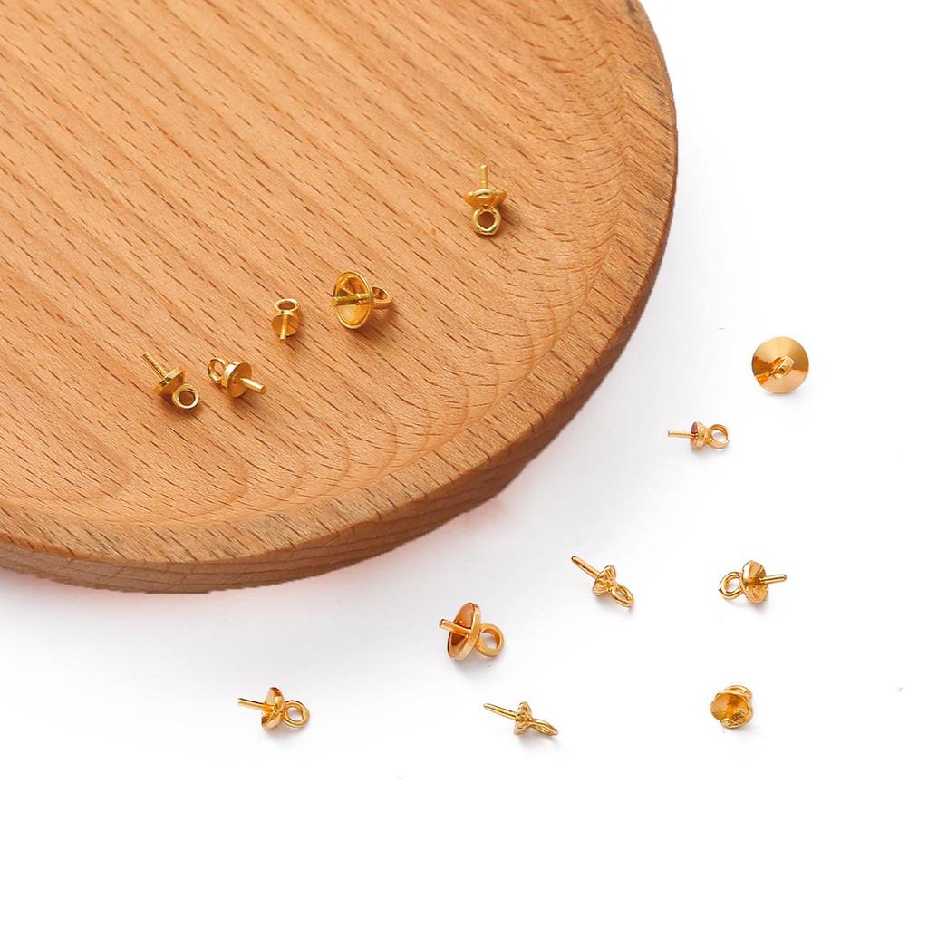 10 шт. медные маленькие крючки с ушными винтами, застежки для глаз, крючки с ушками, подходят для просверленных бусин, сделай сам, изготовление ювелирных изделий