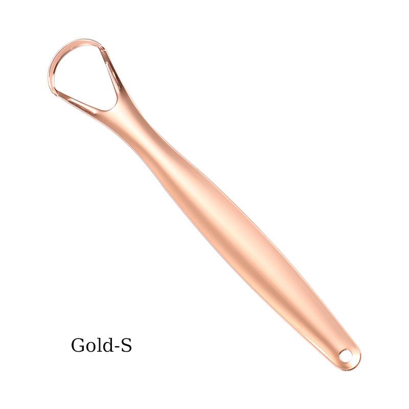 Stainless Steel Tongue Scraper Cleaner Fresh Breath Cleaning Coated Tongue Toothbrush Oral Hygiene Care Tools