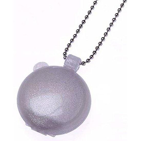 Shinkohanger portable medicine pendant case silver made Japan compact regular medication travel business trip carry necklace pill box holder first aid
