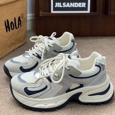 Обувь для папы, женская, новинка 2024 года, женская обувь, интернет-знаменитость, универсальная платформа, взрывная весенне-осенняя одинарная обувь, повседневная спортивная обувь