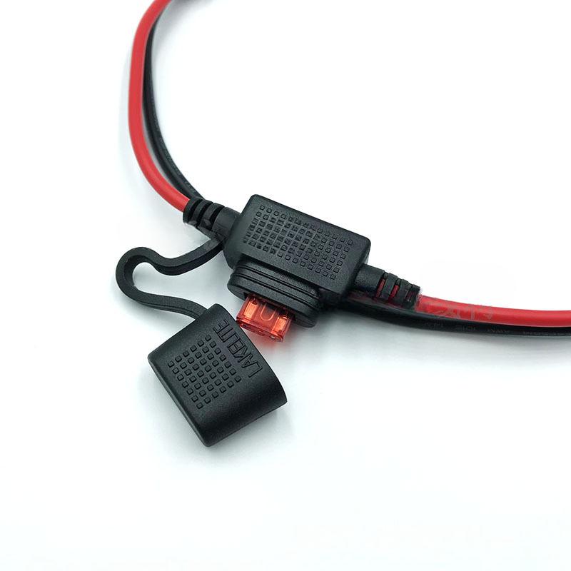 SAE Socket Port Waterproof To DC5.5X2.1 5521 Quick Connect Solar Panel Mount 16AWG SAE Cable for Solar Generator Battery Charger