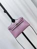 Crocodile Print First Generation Bag Women's High-end Feeling Taro Purple Bag And New Collection Hand-held Single Shoulder Crossbody Bag