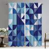 Геометрические узоры полиэстер домашний интерьер шторы для гостиной занавески для украшения на Хэллоуин кухонные шторы 2 шт ребенок
