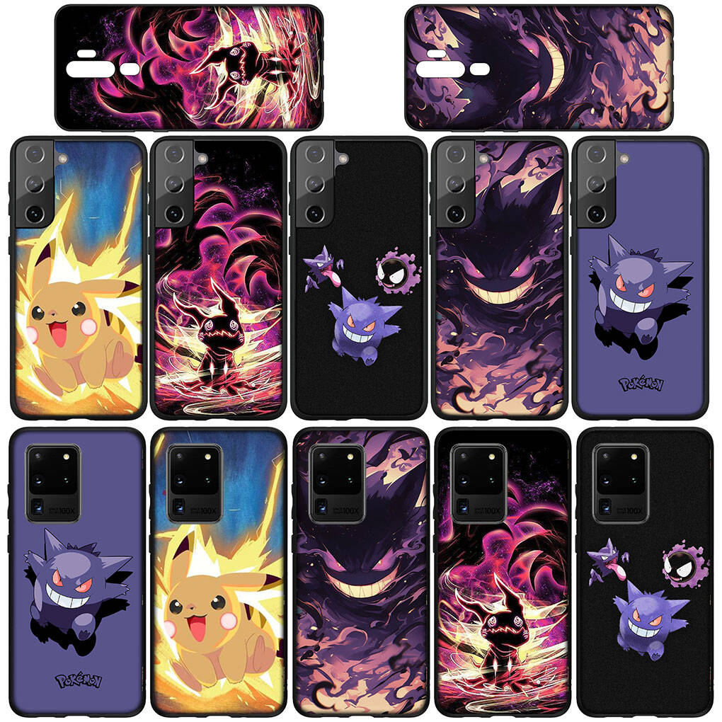 Phone Case for iPhone 17 16 15 Plus Xiaomi Poco F8 F7 X7 X6 M8 C85 C75 Redmi Note 14 12 11 13 Pro Max A4 14C 13C 15C Pikachu Pokemon GO Gengar Cover