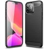 TPU Silicone Case for iPhone 13 Pro Max (6.7 ") - E.F.CONNECTION - Flexible Black Carbon