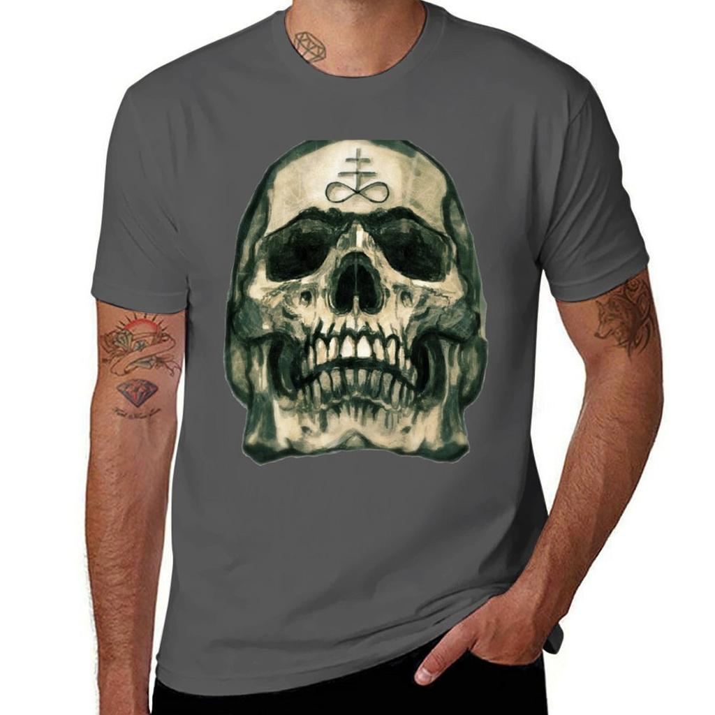 Gold Skull TShirt Sporty Breathable Short Sleeve TShirt