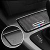 Carbon Fiber Auto Storage Box Panel Trim Cover Decoration Stickers Interior For BMW E90 E92 E93 3 Series 2005-12 Car Accessories
