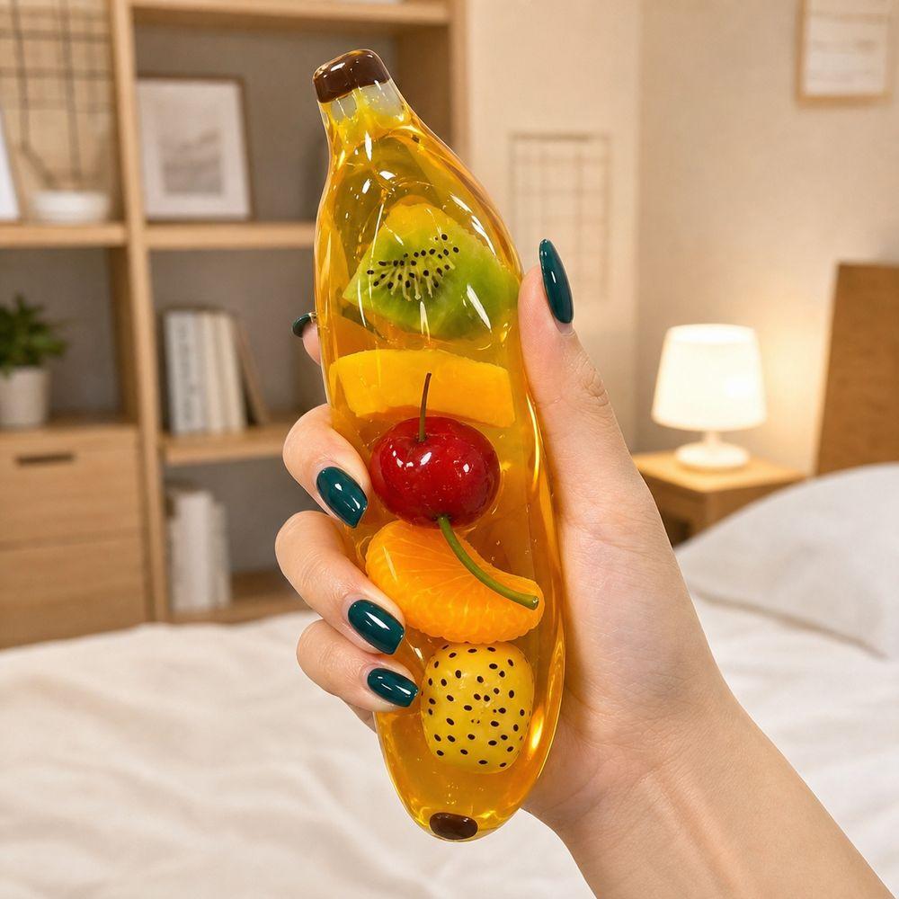 Soft Stress Relief Toy Fruit Squeeze Toy New Banana Fidget Toy Office Use