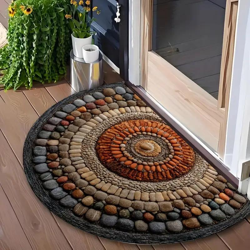 60*90см Визуальные 3D Домашние Напольные КОВРИКИ, Грязеотталкивающие и Легкие в уходе Дверные КОВРИКИ, Ванные Комнаты Противоскользящие и Впитывающие воду Напольные КОВРИКИ