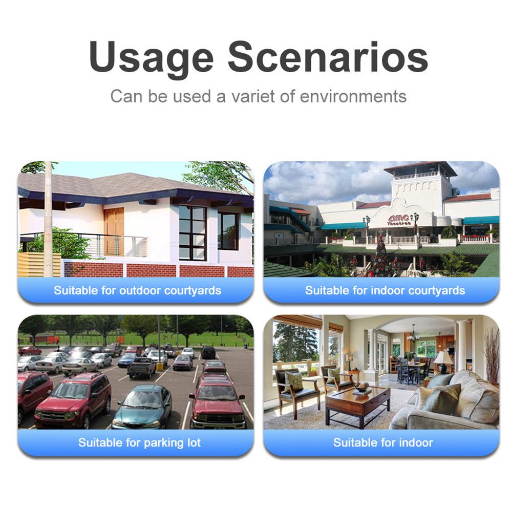 V380 Беспроводная наружная панорамная камера 4G HD с двумя экранами и мобильным удаленным доступом