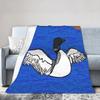 Heated Rivalry My self Portrait common loon  Knitted Blanket Coral Fleece Plush  Lightweight Thin Throw Blanket for Bed Bed Rug