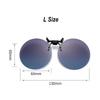 Round Clip On Sunglasses Unisex Polarized Clip On Lenses Rimless Clip On Sunglasses Photochromic For Driving Fashion Fishing