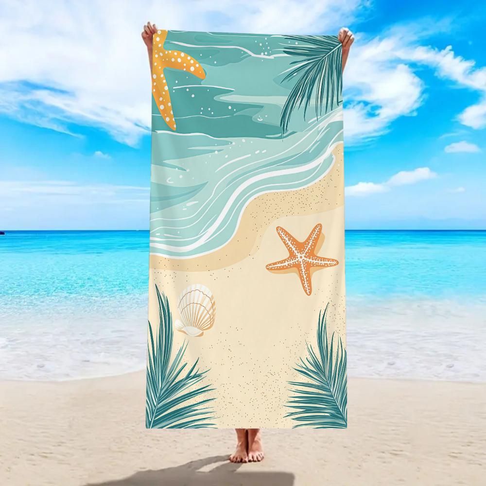 Colorful Rainbow Dog Paw Print Beach Towel Multiple Sizes For Pet Lover Girls Pool Party Daily Bath Towel