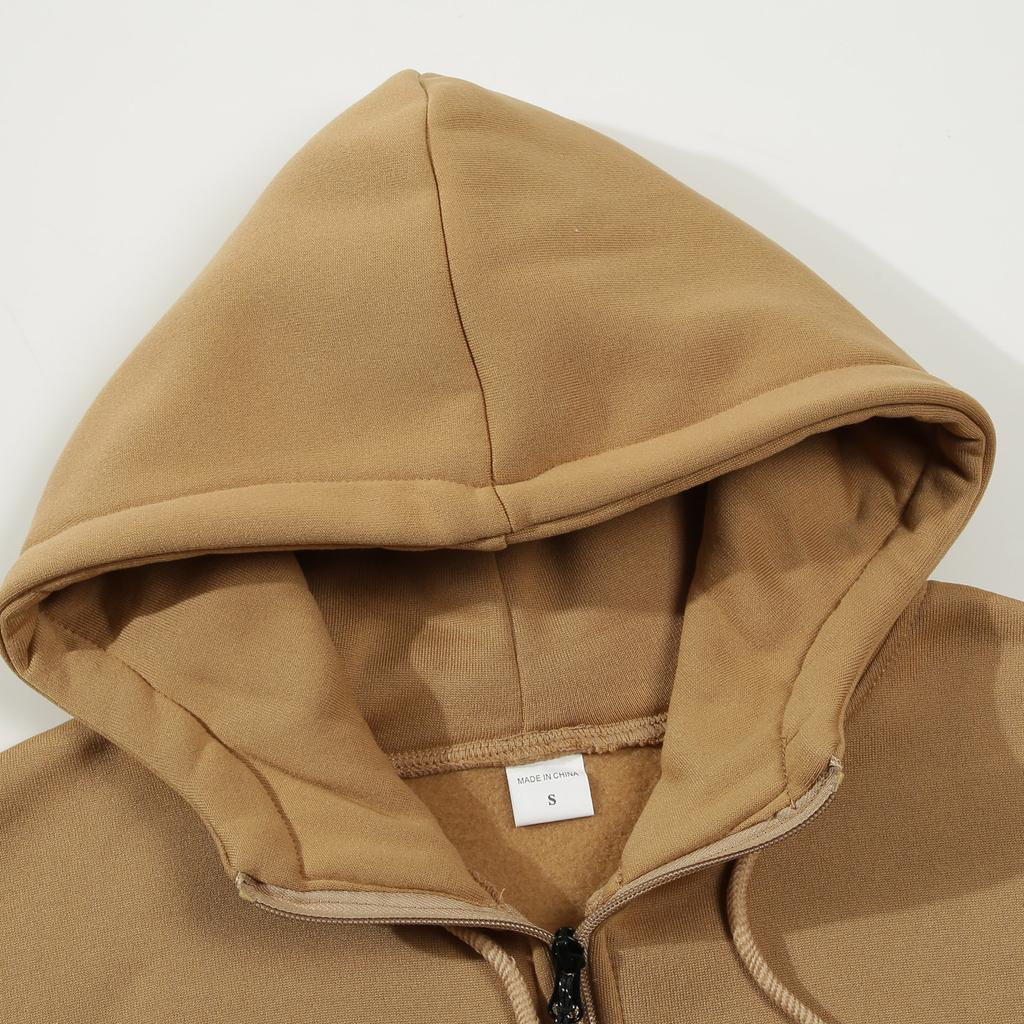 2024 Мужская осень и зима Новая толстовка с капюшоном на молнии с разноцветным принтом больших размеров