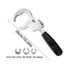80mm Large Opening Adjustable Faucet Wrench Sink Plumbers Wrench  Bathroom Plumbing Faucet