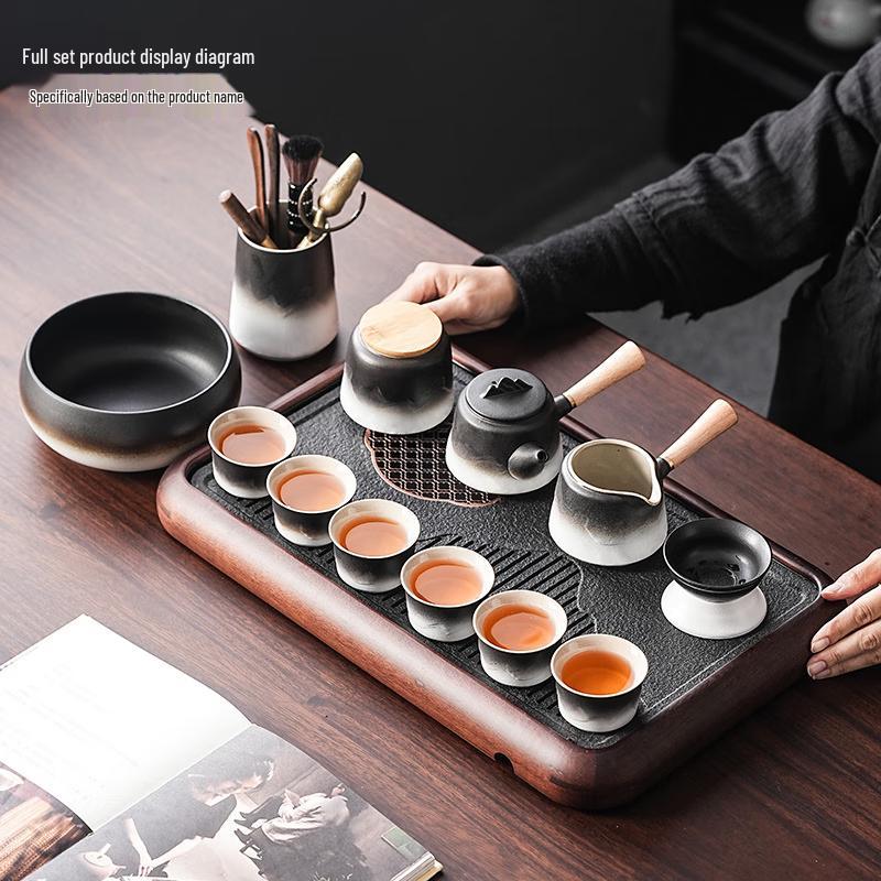 Chaxun Mountains & Seas Gradient Ceramic Tea Set