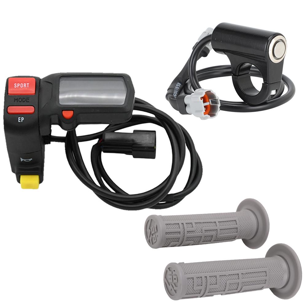 For Sur-Ron Hour Meter Speedometer Switch Light Button Grips Kit Motorcycle Accessories For Surron Light Bee Electric Bike Parts
