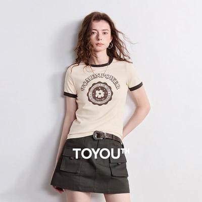 Женская охлаждающая облегающая футболка Chuyu из лиоцелла и хлопка