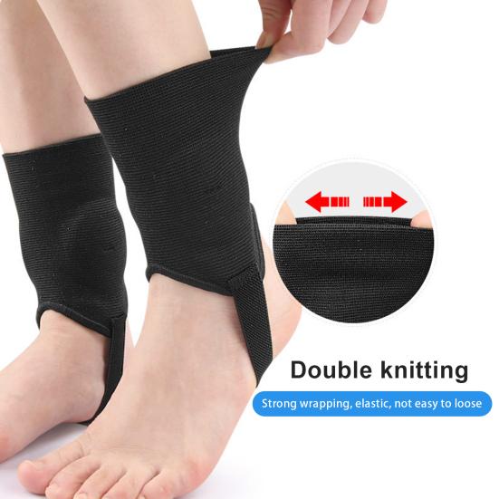 1 Pair Soccer Ankle Guards Protector Breathable High Elastic Shockproof Friendly To Skin Sports Ankle Support Braces