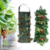 10-отверстий Мешок для выращивания Клубника Картофель Помидоры Посадочный мешок Домашний сад Мешок для рассады Держатель для цветущих растений Садовые аксессуары