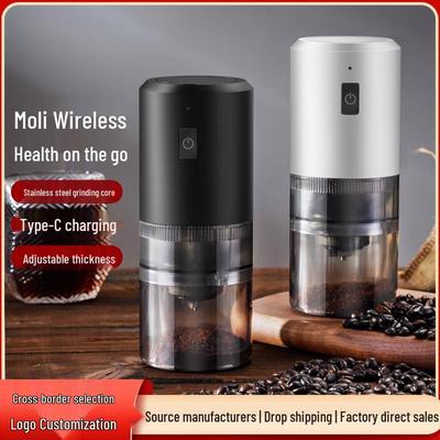 Портативная электрическая кофемолка для зерен - Компактная ручная мельница для дома и путешествий