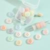Round Shirt Buttons Men'S And Women'S Clothes Shirt Cardigan Chiffon Shirt Small Buttons Versatile High-End Resin Button Accessories